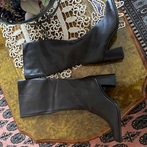 Nine West brown leather vintage boots